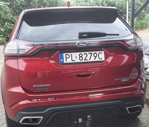 Ford EDGE cena 59000 przebieg: 200000, rok produkcji 2015 z Leszno małe 46